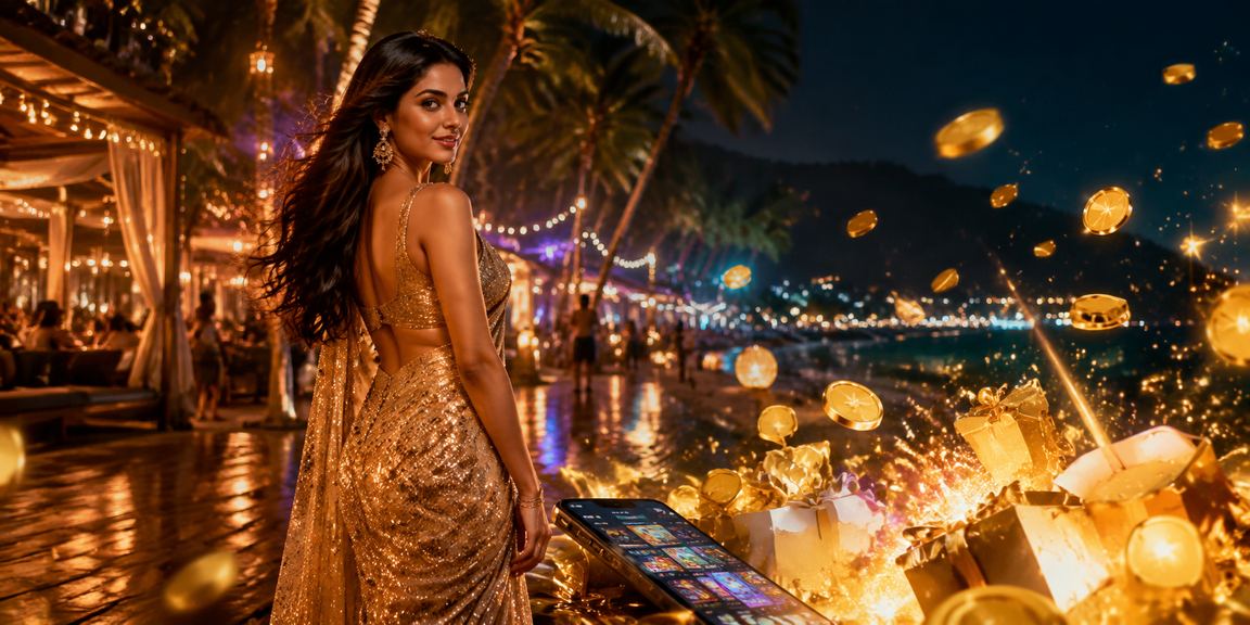 Casino entertainment at Goa beach with online platform