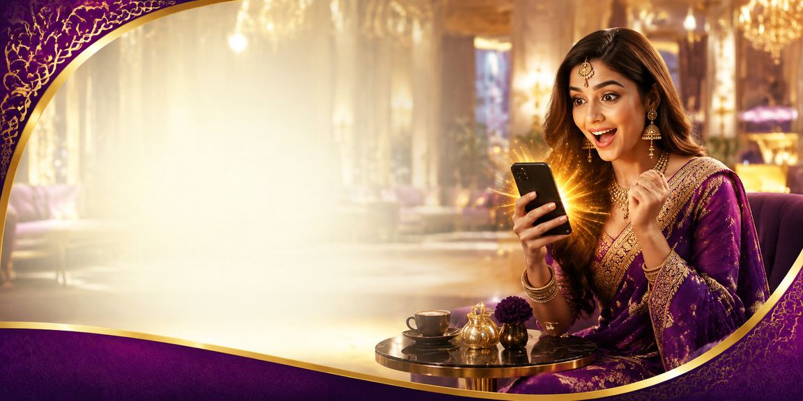 Player enjoying Live Casino game on mobile device in India
