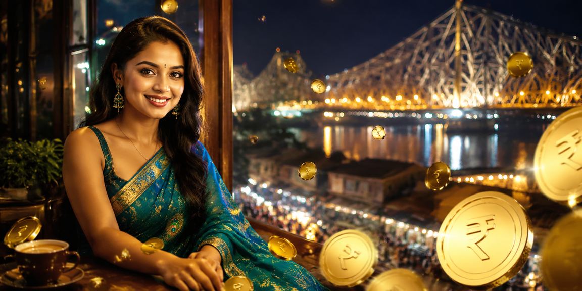 Player enjoying Teen Patti game on mobile in Kolkata